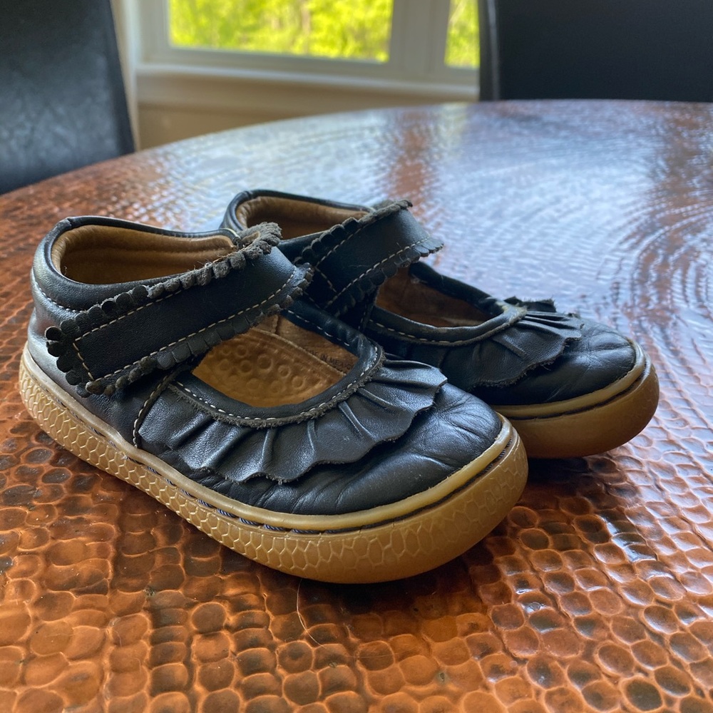 Livie & Luca Navy Ruche Mary Janes